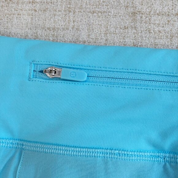 lululemon Cyan Blue SeaWheeze Pace Rival Mid-Rise Skirt size 4 - Picture 9 of 14